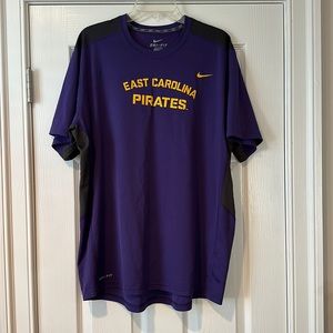 Purple Nike ECU Pirates Tee